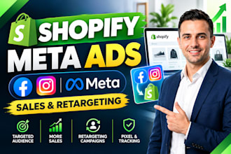 run shopify facebook ads, instagram ads and meta paid ads