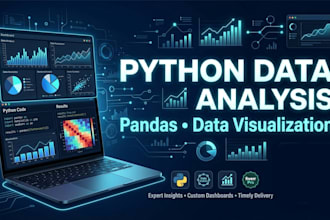 do python data analysis, visualization and pandas dashboard