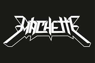 design a bold thrash metal logo for your band