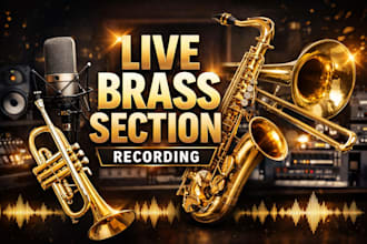record powerful session horn section for latin pop, reggae and ska