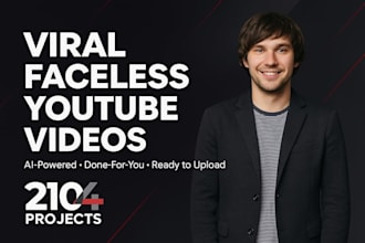 create viral faceless youtube videos