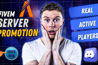 do rust, dayz, fivem server promotion, discord server promotion, fivem server ad