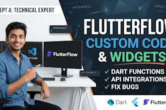 fix bugs for android studio and write custom widgets code for your startup