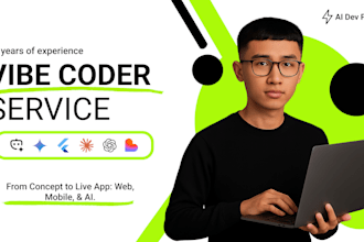 be your vibe coder for any custom app or ai concept