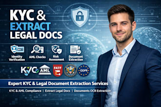 conduct company due diligence, kyc, and extract legal docs