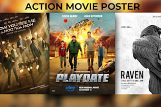 do professional movie poster design and film branding