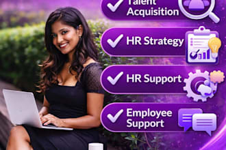 be your HR specialist and HR generalist for recruitment, HR strategy, HR support
