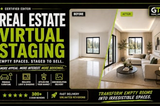 do real estate virtual staging as a certified editor