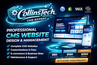 manage and fix your cms website professionally