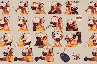 draw telegram stickers furry sticker pack animated discord emoji crypto stickers