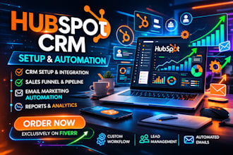 be your hubspot CRM expert for setup, automation, and onboarding
