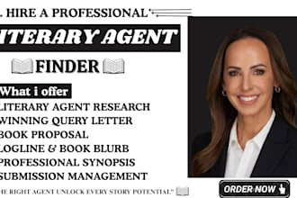 research literary agent and create a winning query package for your manuscript