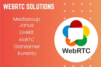 develop webrtc application using mediasoup livekit janus aiortc