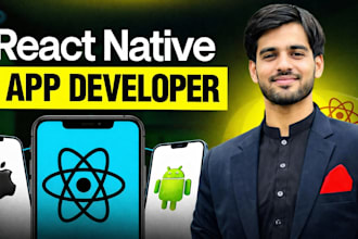 develop a professional react native app for android and ios