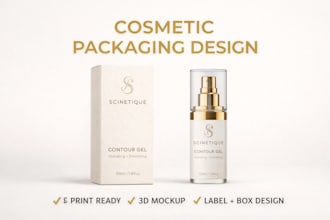design supplement and wellness product packaging