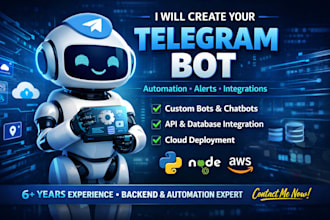 create, deploy the customized ai telegram, whatsapp bot
