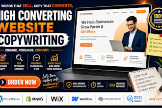 write high converting website copywriting for your business