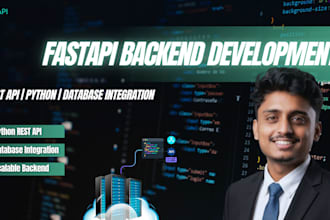 build fastapi or django backend and rest API