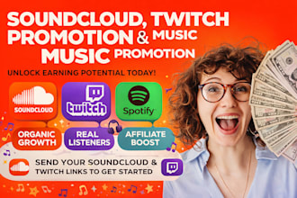 do organic soundcloud music promotion promote twitch channel boost twitch views