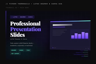 create professional presentation slides using latex beamer
