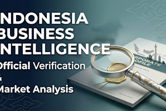 perform professional indonesia corporate due diligence and market research