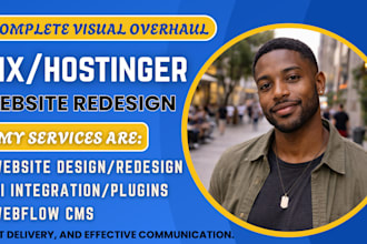 redesign your hostinger website for high conversion and speed