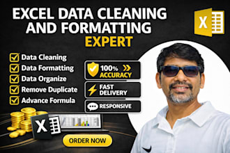 do excel data cleaning and formatting