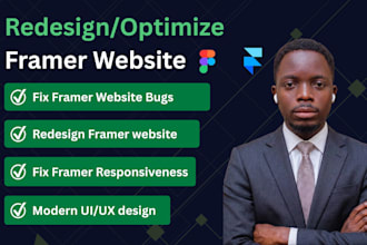 build framer website fix framer website redesign framer website framer developer