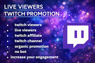 do organic kick channel promotion, kick promotion to gain followers and viewers