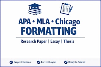 format your research paper, essay or thesis in apa, mla or chicago style