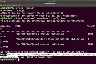 complete linux task, install on virtual box, ubuntu,linux
