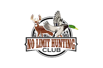 create creative and good looking hunting club logo design