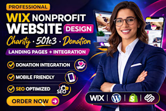 wix nonprofit website,charity,ngo 501c3, donation,fundraising wordprees website
