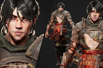 3d matahuman character design, 3d matahuman for unreal engine 3d model realistic
