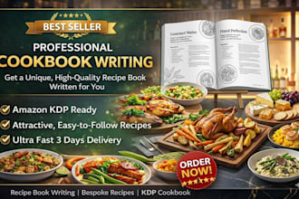 do cookbook writer editing cookbook design and formatting