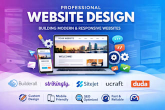 setup builderall strikingly sitejet ucraft duda dorik pagecloud website design