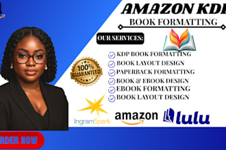 do book formatting, ebook formatting, paperback formatting, kdp book formatting
