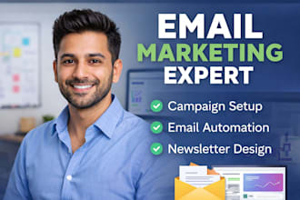 set up email marketing campaign and automation