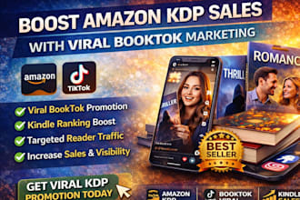 do amazon kdp book promotion, booktok marketing to boost kindle sales