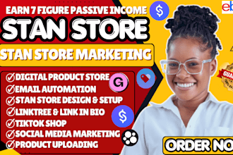 stan store design, gumroad, beacons ai, payhip, linktree, stan store marketing