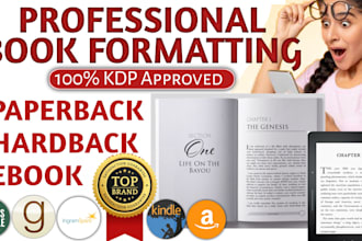 do book formating for KDP ingramspark lulu barnes and nobles