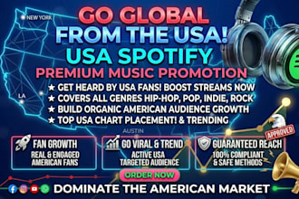 do USA spotify music promotion, german spotify promotion