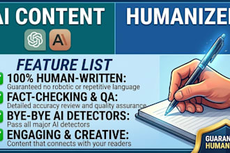 rewrite, edit and humanize chatgpt ai content