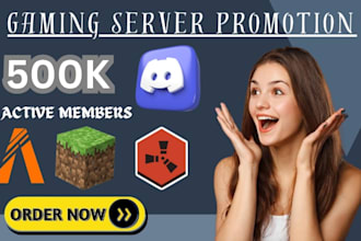 promote minecraft server promotion dayz, rust, fivem, gaming server, discord ad