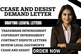 draft a defamation cease and desist letter for online harassment dmca takedown
