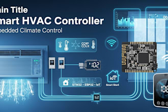 smart window air conditioner, hvac embedded controller with iot climate control