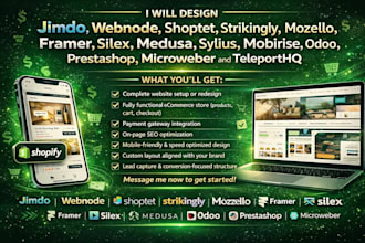 build jimdo silex shoptet webnode teleporthq strinkingly mozello framer website