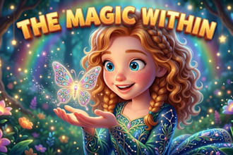 children story book illustration, children story, kids story book, book cover
