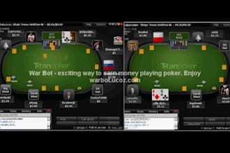 develop poker club gg table bot with business automation and machine learning