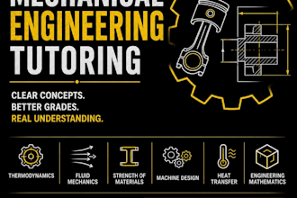 teach mechanical engineering subjects and solve problems